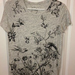 Small Grey Lucky Brand Graphic Tee